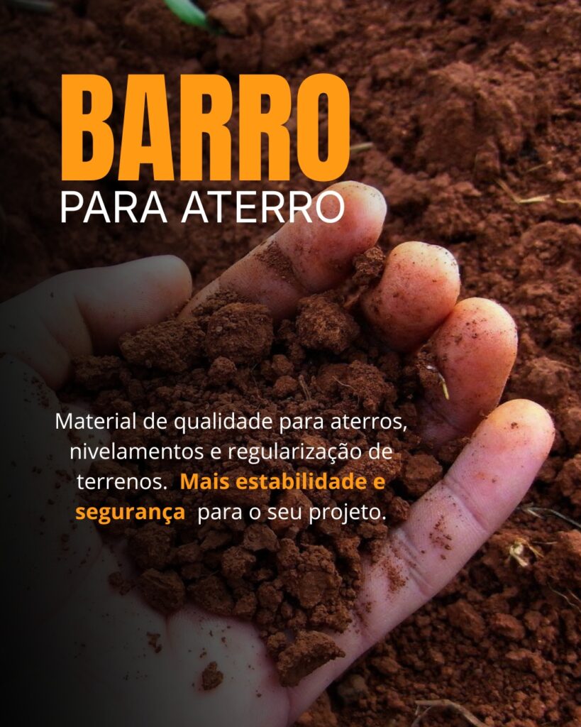 Barro para aterro em Joinville